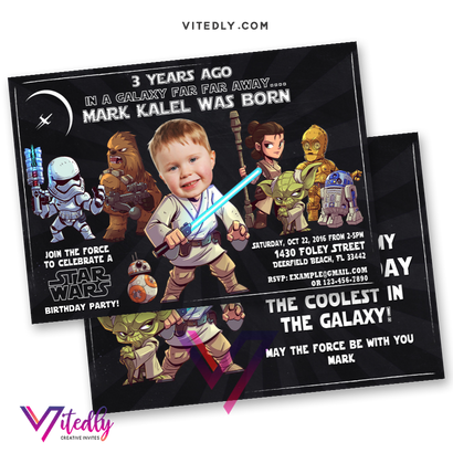 Star Wars Invitations