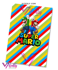 Super Mario Thank you card