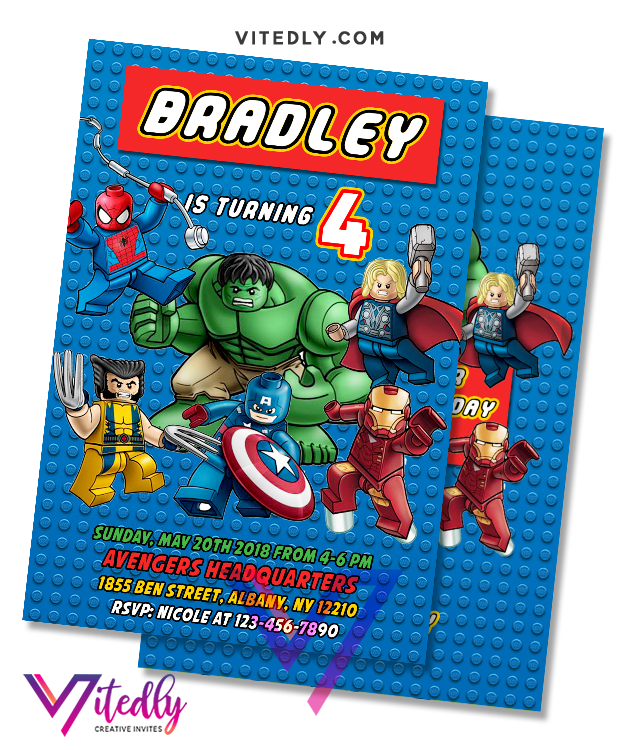 Lego superhero birthday 2024 party