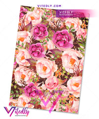Sweet Sixteen back design floral