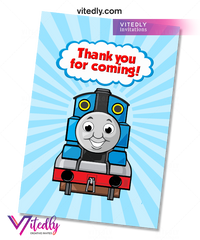 Thomas the Train Thank you card