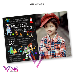 Toy Story 4 Invitation with Photo
