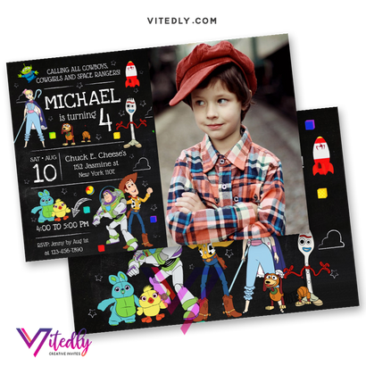 Toy Story Birthday Invitation