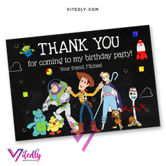 Toy Story Thank you card