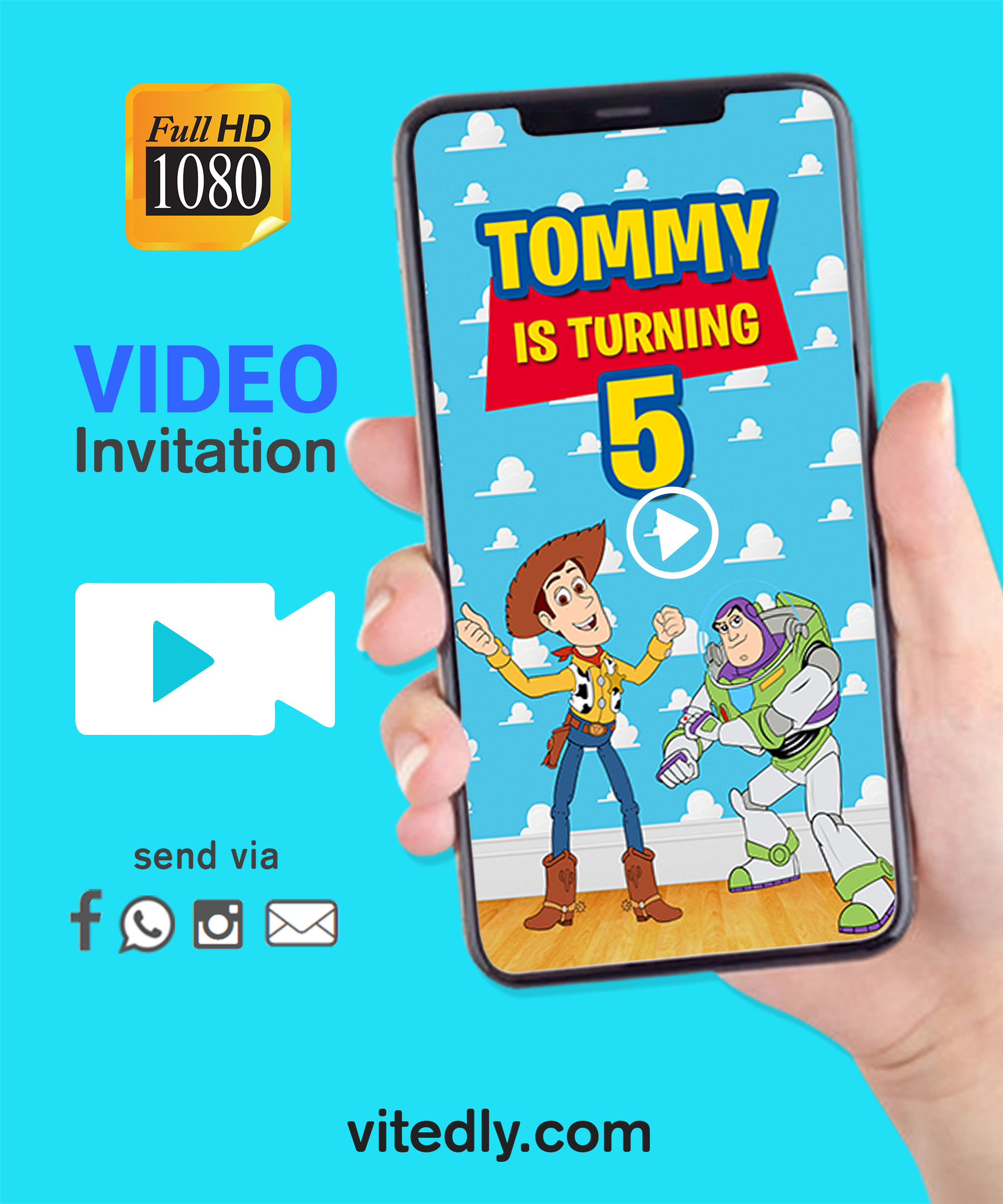 Toy Story Video Invitation