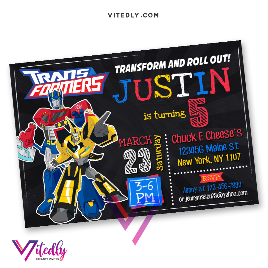 Transformers Birthday Invitation, Transformers Invitations – Vitedly transformers-birthday-invitation-transformers-invitations-vitedly