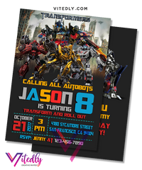 Transformers Invitation