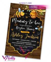 Mommy to bee baby shower Invitations