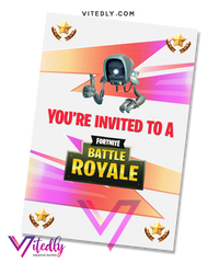 Fortnite Thank you card