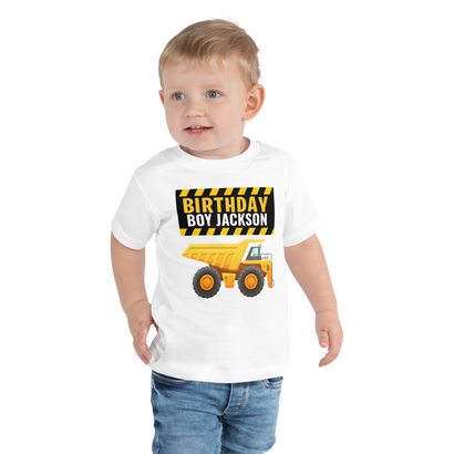 Construction Birthday Shirt