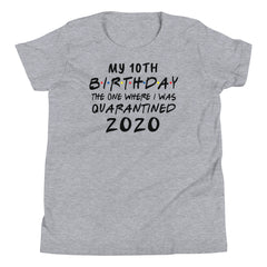Funny Quarantine Birthday Shirt | Social Distancing Shirt | Personalized Birthday Quarantine Shirt | Friends Shirt Birthday