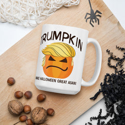 Donald Trump Halloween Mug, Halloween Gifts, Trump Mug for Halloween, Funny Trumpkin Mug, Halloween Gift Ideas