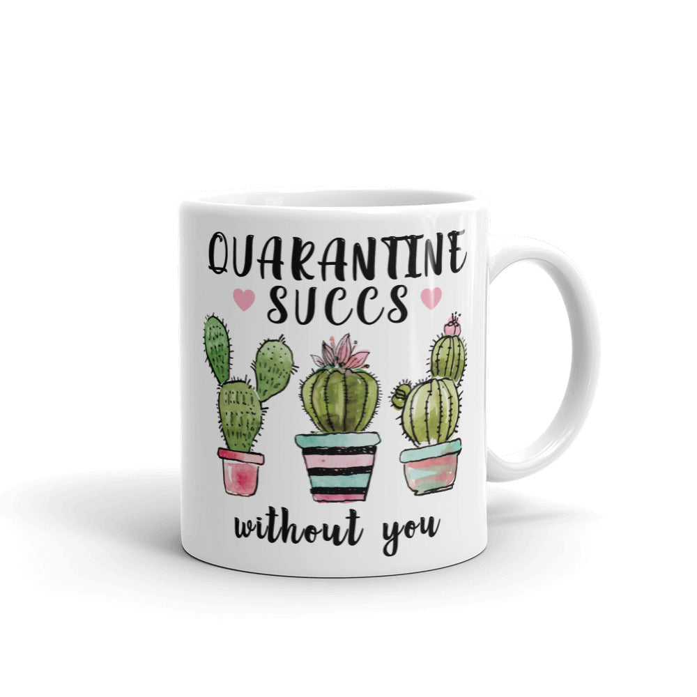 witty succulent quotes Funny Quarantine Succulent Mug, Quarantine Gift, Social Distance Gift – Vitedly