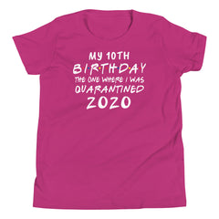 Funny Quarantine Birthday Shirt | Social Distancing Shirt | Personalized Birthday Quarantine Shirt | Friends Shirt Birthday