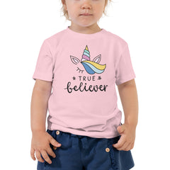 Unicorn True Believer T-shirt | Unicorn Toddler Shirt