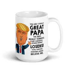 Papa Gift Trump Mug
