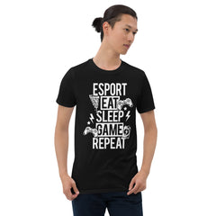 Esport Eat Sleep Game Repeat Shirt