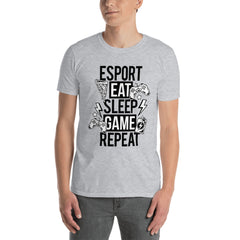 Esport Eat Sleep Game Repeat Shirt