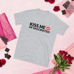 Kiss Me I'm Vaccinated Shirt, Valentines Shirt