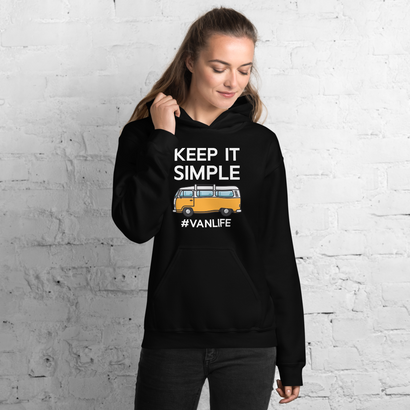Keep it Simple #vanlife Hoodie | VanLife Hoodie
