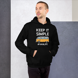 Keep it Simple #vanlife Hoodie | VanLife Hoodie