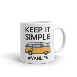 Keep it Simple #vanlife Mug | Van Life Mug