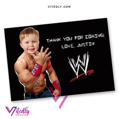 WWE Thank you card